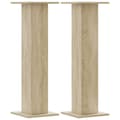 Miniatyrbilde 3 av 11: vidaXL Plantestativer 2 stk sonoma eik 30x30x95 cm konstruert tre