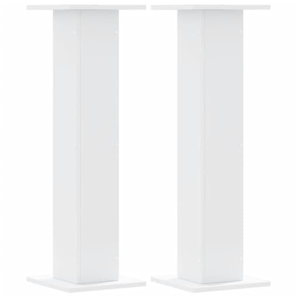 vidaXL Plantestativer 2 stk hvit 30x30x95 cm konstruert tre