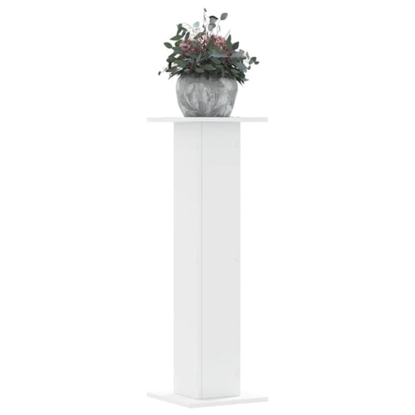 vidaXL Plantestativer 2 stk hvit 30x30x95 cm konstruert tre
