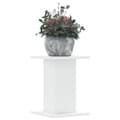 Miniatyrbilde 2 av 11: vidaXL Plantestativ 2 stk hvit 30x30x40 cm konstruert tre