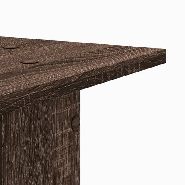 vidaXL Kasvitelineet 2 kpl ruskea tammi 30x30x60 cm tekninen puu