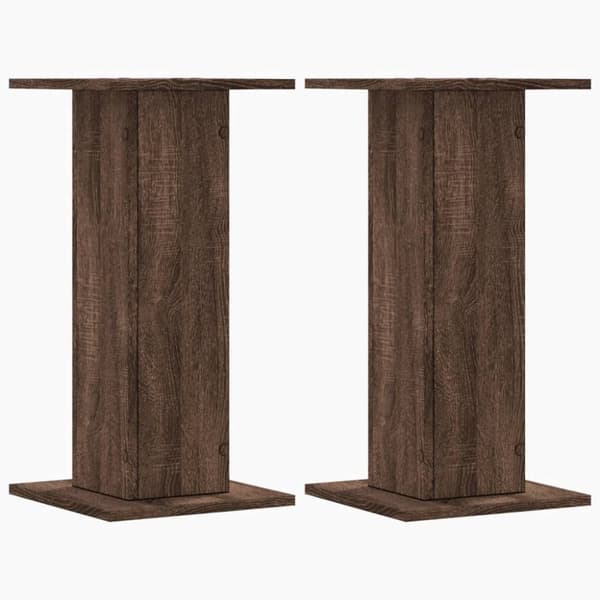 vidaXL Kasvitelineet 2 kpl ruskea tammi 30x30x60 cm tekninen puu
