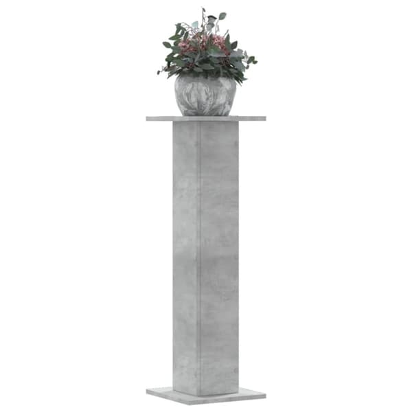 vidaXL plantestativer 2 stk. 30x30x95 cm konstrueret træ betongrå