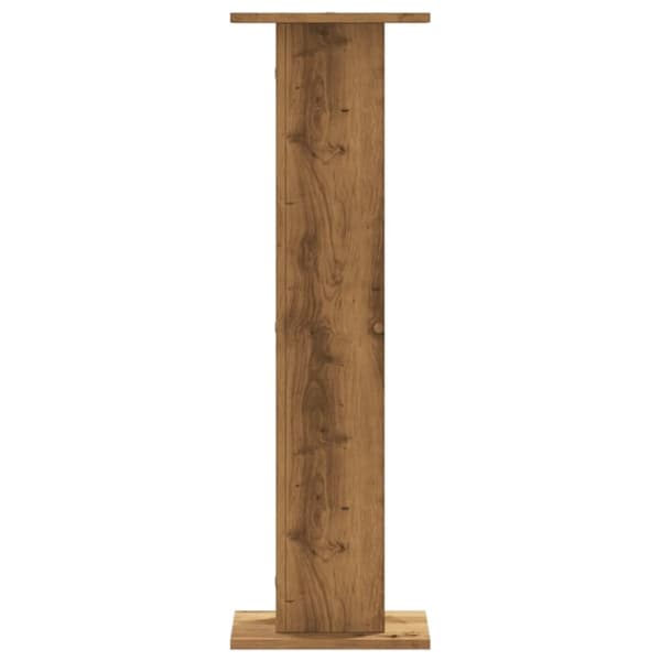 vidaXL plantestativer 2 stk. 30x30x95 cm konstrueret træ egetræsfarvet