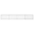 Miniatyrbillede 4 af 8: vidaXL gabionkurv m. cover 400x50x50 cm galvaniseret jern