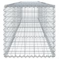 Miniatyrbillede 5 af 8: vidaXL gabionkurv m. cover 400x50x50 cm galvaniseret jern