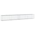 Miniatyrbillede 6 af 8: vidaXL gabionkurv m. cover 400x50x50 cm galvaniseret jern