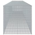 Pikkukuva 5 / 8: vidaXL Kivikori katolla 1050x100x100 cm galvanoitu rauta