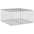 Miniatyrbilde 6 av 8: vidaXL Gabionkurv med deksel 100x100x50 cm galvanisert jern