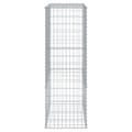 Miniatyrbilde 5 av 8: vidaXL Gabionkurv med deksel 300x50x150 cm galvanisert jern