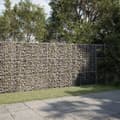 Miniatyrbilde 2 av 8: vidaXL Gabionkurv med deksel 300x50x150 cm galvanisert jern