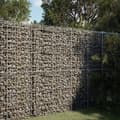 Miniatyrbillede 2 af 8: vidaXL gabionkurv med cover 150x100x200 cm galvaniseret jern