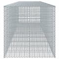 Miniatyrbilde 5 av 8: vidaXL Gabionkurv med deksel 550x100x100 cm galvanisert jern