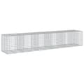 Miniatyrbilde 1 av 8: vidaXL Gabionkurv med deksel 550x100x100 cm galvanisert jern