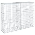 Miniatyrbilde 3 av 8: vidaXL Gabionkurv med deksel 200x50x150 cm galvanisert jern