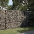 Miniatyrbilde 2 av 8: vidaXL Gabionkurv med deksel 200x50x150 cm galvanisert jern