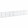 Miniatyrbillede 3 af 8: vidaXL gabionkurv med cover 700x50x100 cm galvaniseret jern