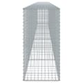 Miniatyrbillede 5 af 8: vidaXL gabionkurv med cover 700x50x100 cm galvaniseret jern