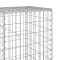 Miniatyrbillede 7 af 8: vidaXL gabionkurv med cover 700x50x100 cm galvaniseret jern