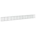 Miniatyrbillede 3 af 8: vidaXL gabionkurv med cover 1200x50x100 cm galvaniseret jern