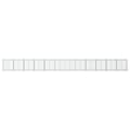 Miniatyrbillede 4 af 8: vidaXL gabionkurv med cover 1200x50x100 cm galvaniseret jern