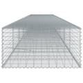 Miniatyrbilde 5 av 8: vidaXL Gabionkurv med deksel 700x100x50 cm galvanisert jern