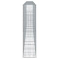 Miniatyrbilde 5 av 8: vidaXL Gabionkurv med deksel 600x50x200 cm galvanisert jern
