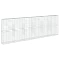 Miniatyrbilde 6 av 8: vidaXL Gabionkurv med deksel 600x50x200 cm galvanisert jern