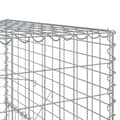 Miniatyrbilde 7 av 8: vidaXL Gabionkurv med deksel 800x100x150 cm galvanisert jern
