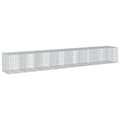 Miniatyrbillede 3 af 8: vidaXL gabionkurv med cover 750x100x100 cm galvaniseret jern