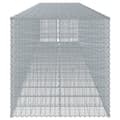 Miniatyrbillede 5 af 8: vidaXL gabionkurv med cover 750x100x100 cm galvaniseret jern