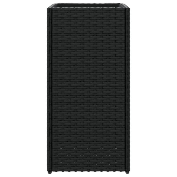 vidaXL Plantekasser 2 stk svart 30x30x60 cm polyrotting