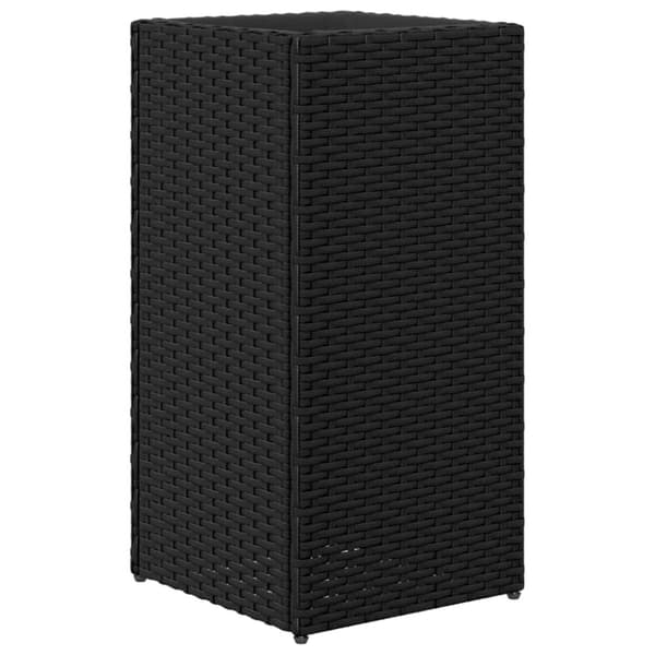 vidaXL Plantekasser 2 stk svart 30x30x60 cm polyrotting