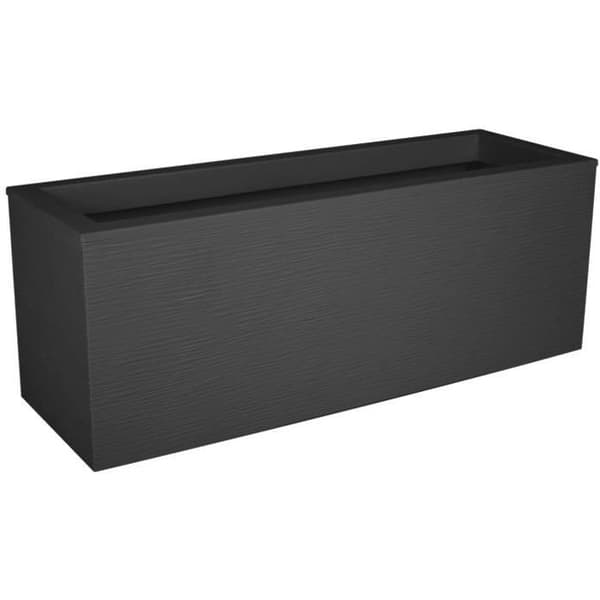 EDA PLASTIQUE Blomlåda Graphit Up - 25 L - 59 x 19,5 x 22,8 cm - Antracitgrå
