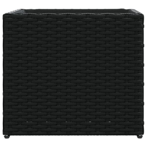 vidaXL plantekasse 36x30x32 cm polyrattan sort