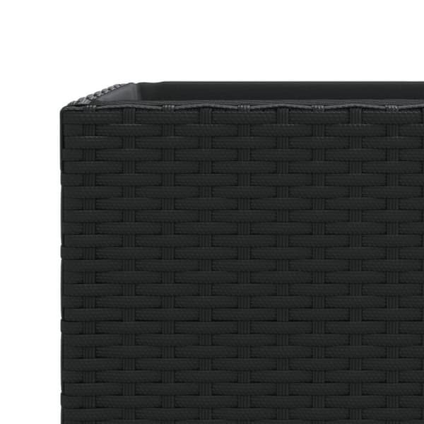 vidaXL plantekasser 3 stk. polyrattan sort