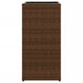 Miniatyrbillede 6 af 11: vidaXL plantekasse 30x30x60 cm polyrattan brun