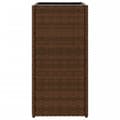 Miniatyrbillede 7 af 11: vidaXL plantekasse 30x30x60 cm polyrattan brun
