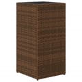 Miniatyrbillede 8 af 11: vidaXL plantekasse 30x30x60 cm polyrattan brun