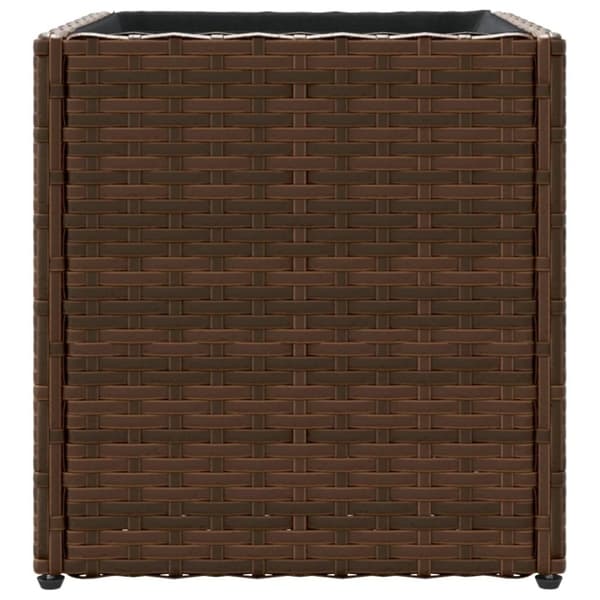 vidaXL Plantekasse brun 36x30x32 cm polyrotting