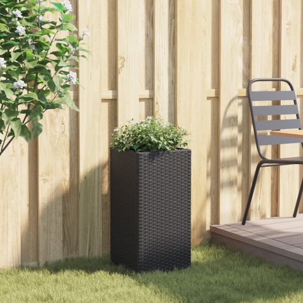 vidaXL Plantekasse svart 30x30x60 cm polyrotting