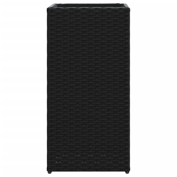 vidaXL Plantekasse svart 30x30x60 cm polyrotting