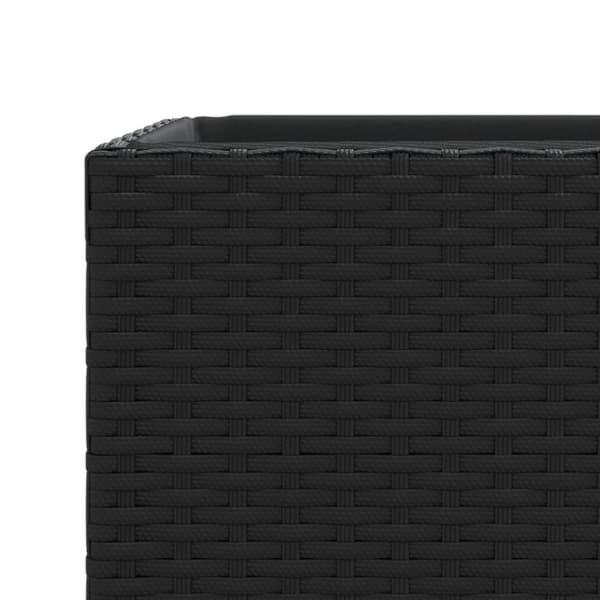 vidaXL Plantekasse svart 30x30x60 cm polyrotting