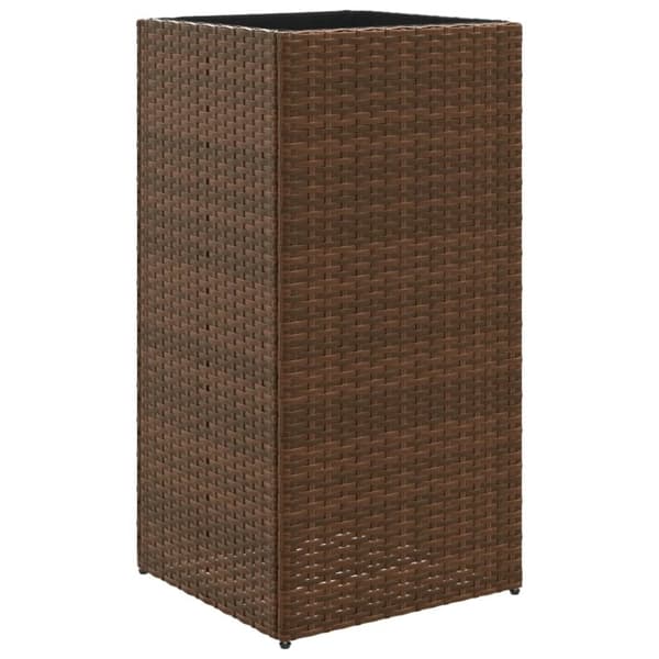 vidaXL Odlingslåda brun 40x40x80 cm konstrotting