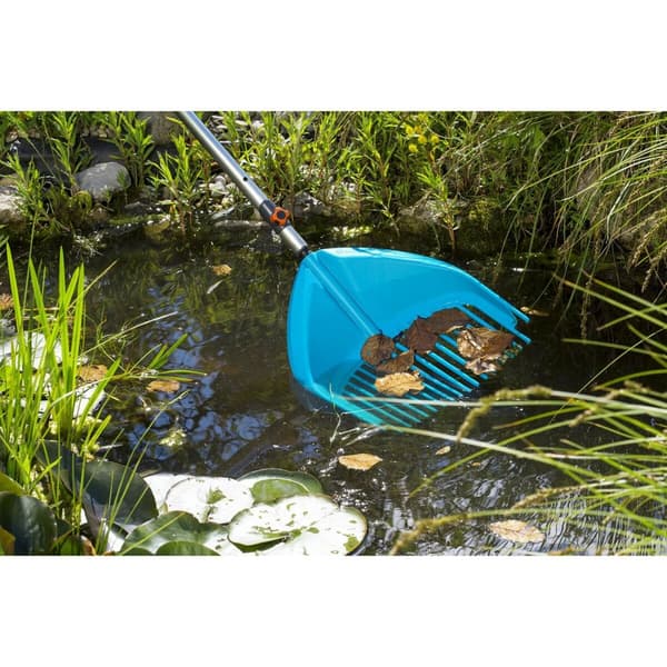 Lehtienkeruuharava Gardena Combisystem 3-in-1 Turkoosi