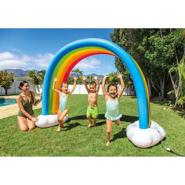 Legetøjs vandsprinkler Intex Regnbue 300 x 109 x 180 cm PVC