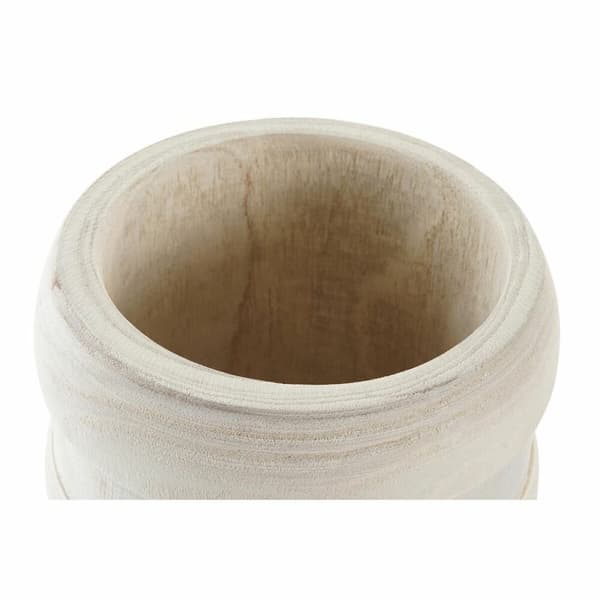 Kruka DKD Home Decor Brun Naturell Fyrkantig Boho 15 x 15 x 20 cm