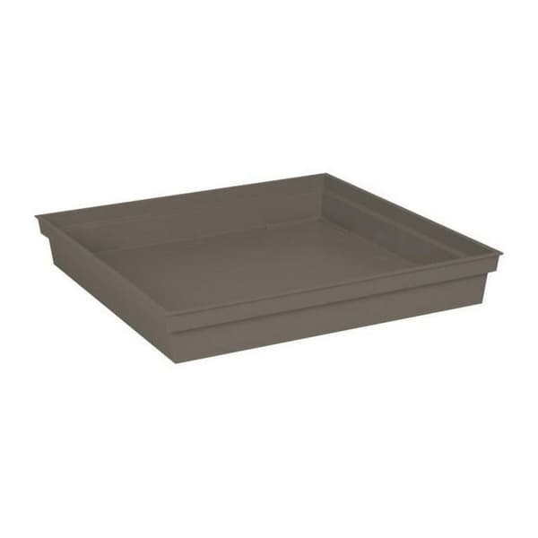 Krukfat EDA Tuscany Fyrkantig Beige-brun (taupe) 40 cm 40 x 40 x 5,9 cm