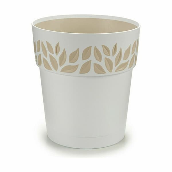 Självvattnande blomkruka Stefanplast Cloe Vit Plast 19 x 19 x 19 cm (12 antal)