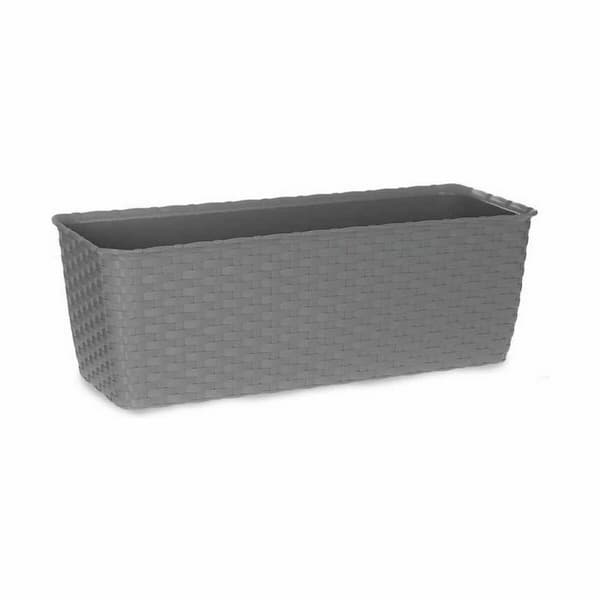 Blomlåda Stefanplast Grå Plast 15,5 x 13,5 x 39 cm (12 antal)